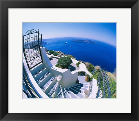 Framed Santorini, Greece Print