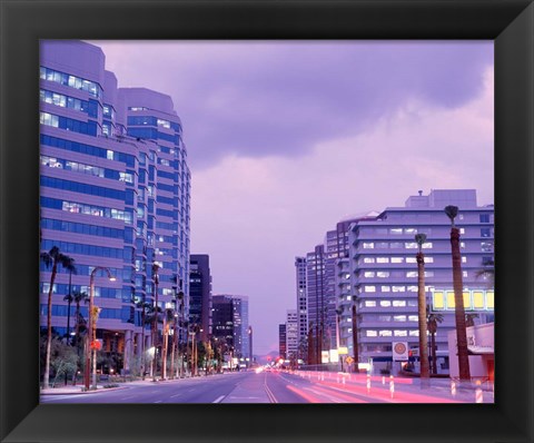 Framed Dust Storm in Phoenix Print