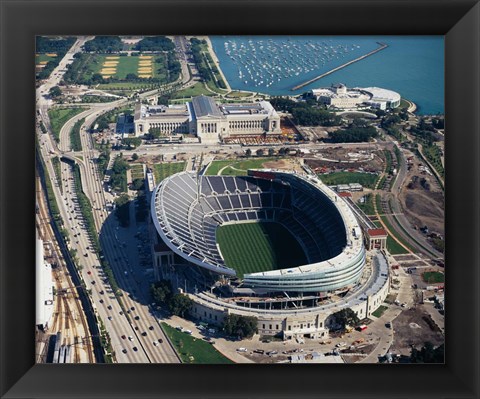 Framed Soldier Field, Chicago Print