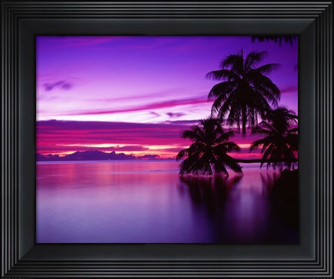 Framed South Pacific, Morea Print