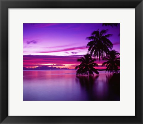 Framed South Pacific, Morea Print