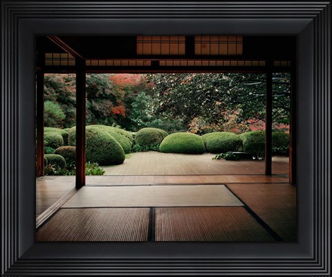 Framed Shisendo, Kyoto Prefecture, Honshu, Japan Print