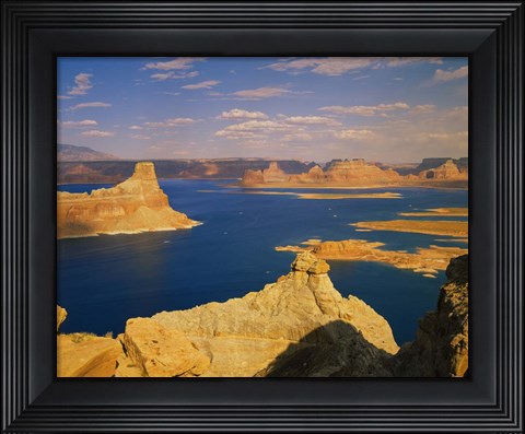 Framed Gunsight Butte, Glen Canyon National Recreation Area, Arizona Print