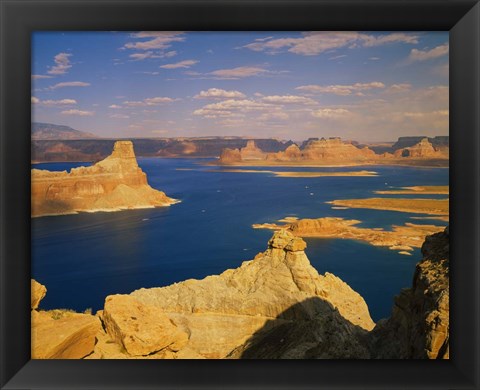 Framed Gunsight Butte, Glen Canyon National Recreation Area, Arizona Print