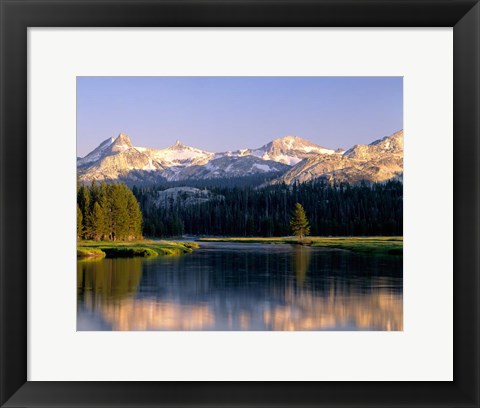 Framed Tuolumne River, Yosemite National Park, California Print