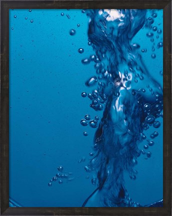 Framed Water Bubbles Print