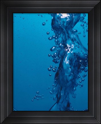 Framed Water Bubbles Print