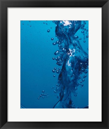 Framed Water Bubbles Print