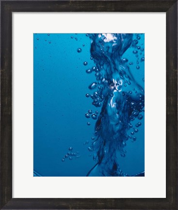 Framed Water Bubbles Print