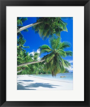 Framed Mahe Seychelles Print