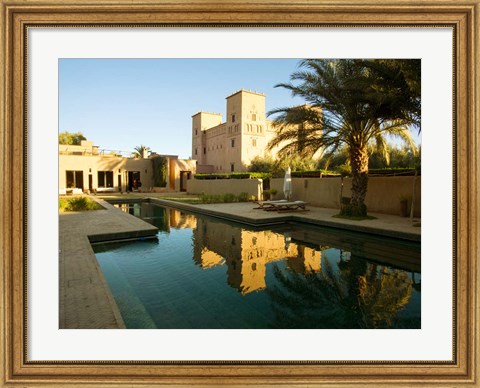 Framed Dar Ahlam Kasbah a Relais and Chateaux Hotel, Souss-Massa-Draa, Morocco Print