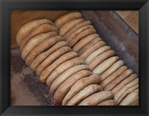 Framed Bread Baked in Oven, Fes, Morocco Print