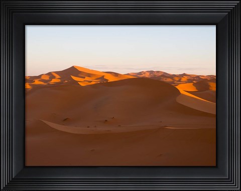 Framed Erg Chebbi Dunes, Errachidia Province, Morocco Print