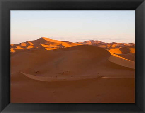 Framed Erg Chebbi Dunes, Errachidia Province, Morocco Print