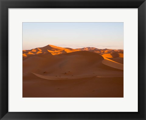 Framed Erg Chebbi Dunes, Errachidia Province, Morocco Print