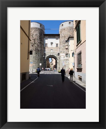 Framed Porto San Gervasio at Via Elisa, Tuscany, Italy Print