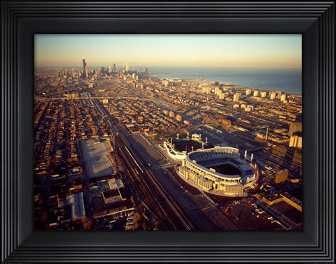 Framed Old Comiskey Park, Illinois Print