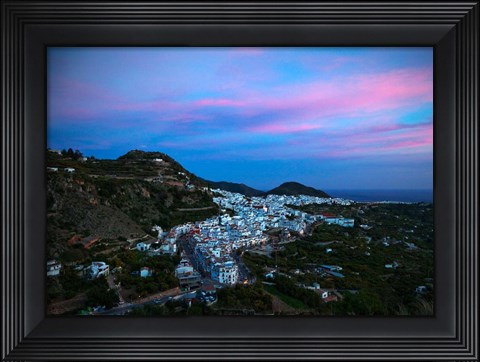 Framed Frigiliana, Costa del Sol, Malaga Province, Andalucoa, Spain Print