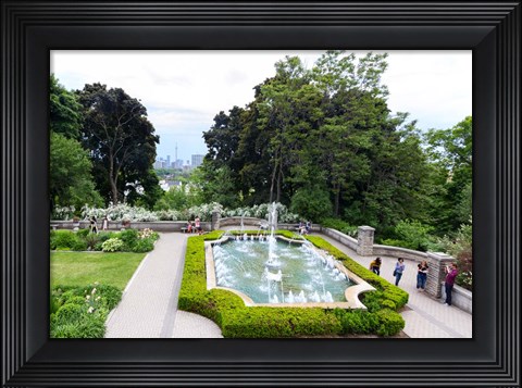 Framed Casa Loma Gardens, Toronto, Ontario, Canada Print