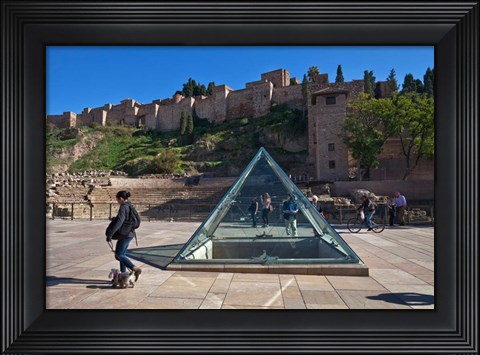 Framed Alcazaba, 11th Century Moorish Fortress, Spain Print
