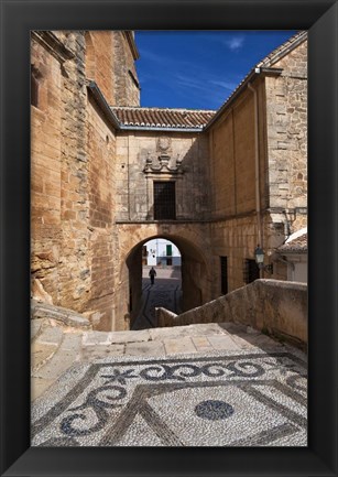 Framed Church Mayor of Santa Maria de la Encarnacion, Spain Print