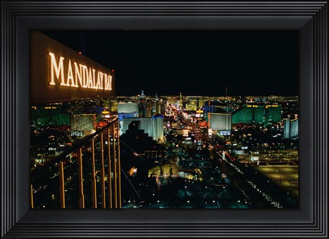 Framed Mandalay Bay Resort And Casino, Las Vegas, Clark County, Nevada Print