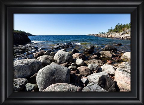 Framed North Shore Lake Superior, Ontario, Canada Print