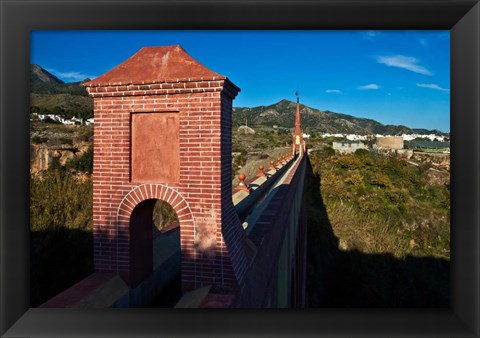 Framed 19th Century Eagle Aqueduct, Spain Print