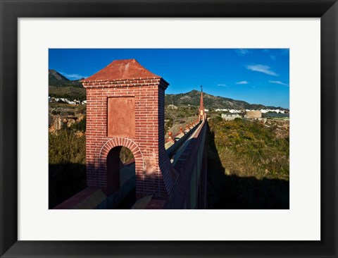 Framed 19th Century Eagle Aqueduct, Spain Print