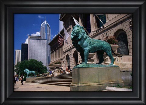 Framed Art Institute of Chicago Print