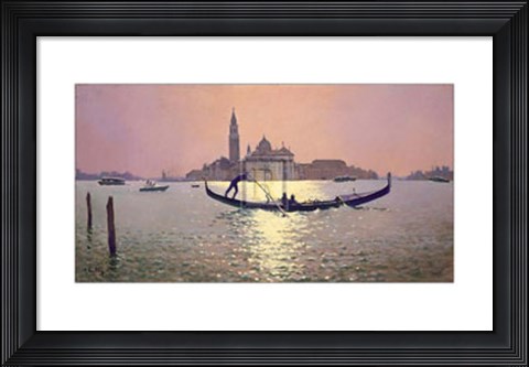 Framed Looking Towards San Giorgio (LE) Print