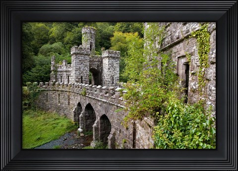 Framed Ballysaggartmore Towers, Lismore, County Waterford, Ireland Print