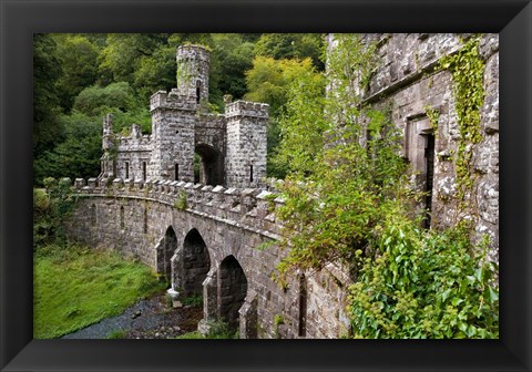 Framed Ballysaggartmore Towers, Lismore, County Waterford, Ireland Print