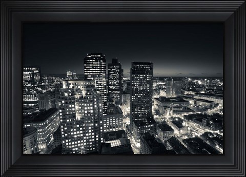 Framed Custom House Tower, McKinley Square, Boston, Massachusetts Print