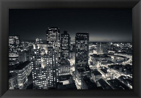 Framed Custom House Tower, McKinley Square, Boston, Massachusetts Print