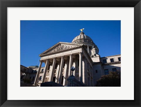 Framed Mississippi State Capitol, Jackson, Hinds County, Mississippi Print