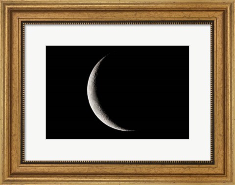 Framed Crescent Moon, Namibia Print