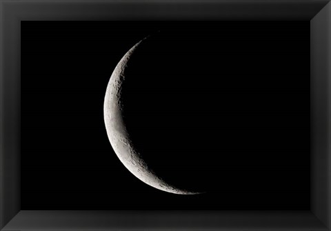 Framed Crescent Moon, Namibia Print