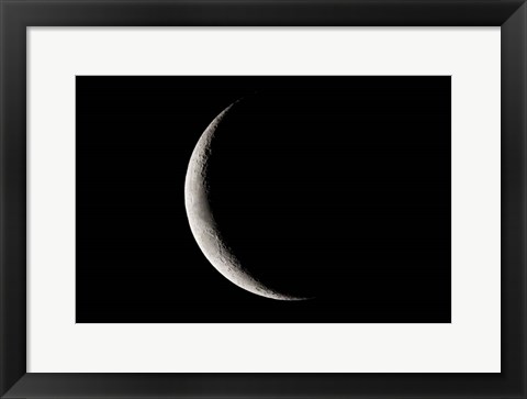 Framed Crescent Moon, Namibia Print