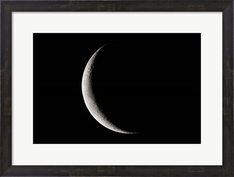 Framed Crescent Moon, Namibia Print