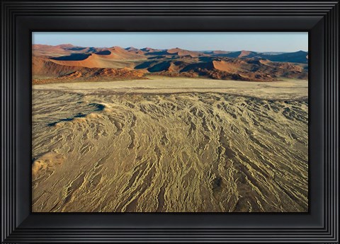 Framed Sossusvlei, Namib Desert, Namib-Naukluft National Park Print