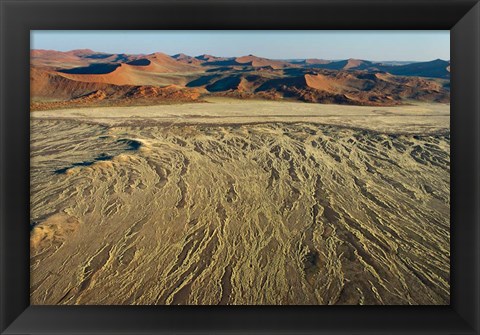 Framed Sossusvlei, Namib Desert, Namib-Naukluft National Park Print