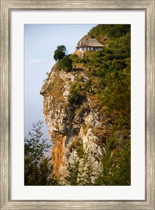 Framed Cottage on a Cliff, Usambara Mountains, Tanzania Print