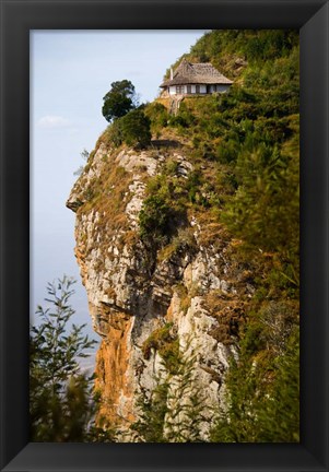 Framed Cottage on a Cliff, Usambara Mountains, Tanzania Print