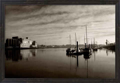 Framed Early Morning River Suir, Waterford City, Ireland Print
