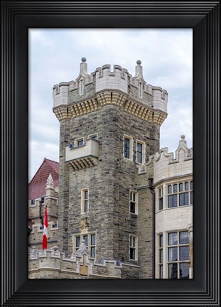 Framed Tower on Casa Loma Castle, Toronto, Ontario, Canada Print