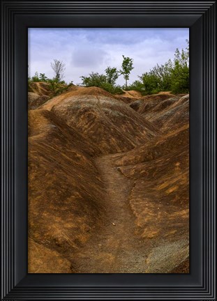 Framed Cheltenham Badlands in Caledon, Ontario, Canada Print