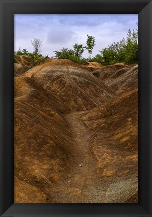 Framed Cheltenham Badlands in Caledon, Ontario, Canada Print