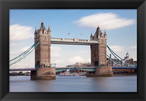 Framed Tower Bridge, Thames River, London, England Print