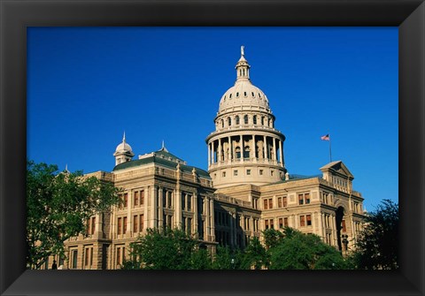 Framed State Capitol Building, Austin, TX Print